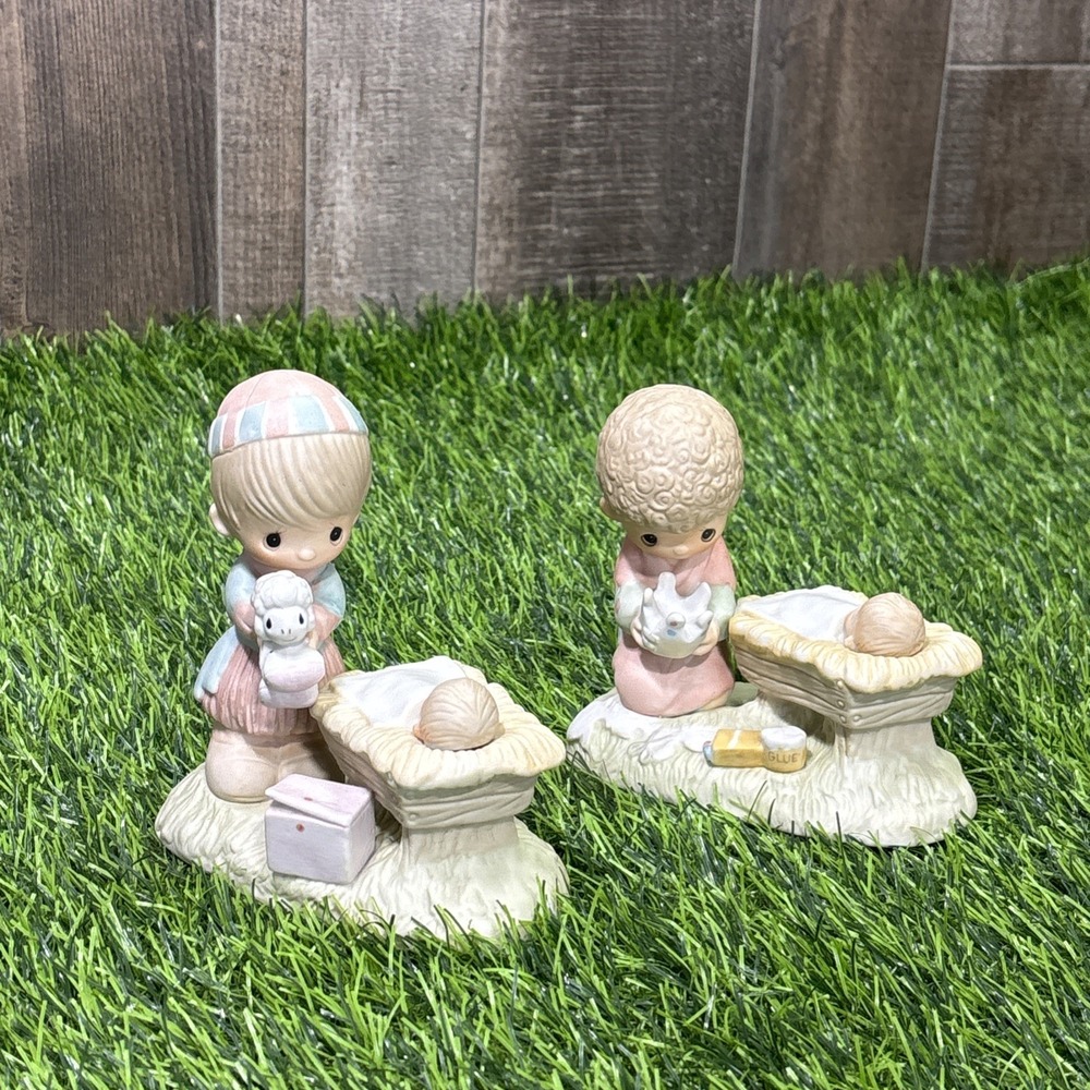 Precious Moments 1979 Lot 2 Christmas Share Crown Him Lord Enesco - Picture 1 of 10